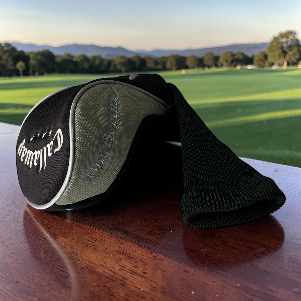 Callaway Big Bertha Driver Black Head Cover Golf Club Headcover Sock